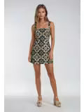 Well Romper in Luxe Trellis