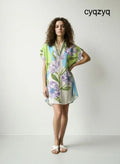 Alana Dress - Lavender Blooms - Mini Dress
