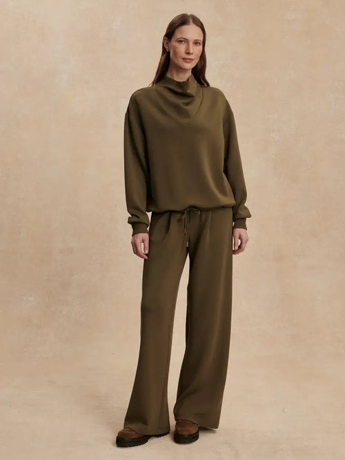 Betsy Sweatshirt - Military Olive - Active Outerwear