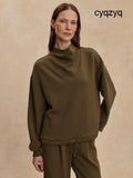 Betsy Sweatshirt - Military Olive - Active Outerwear