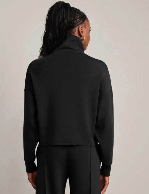 Dream Glow Mock Neck - Pure Black Heather - Active Outerwear