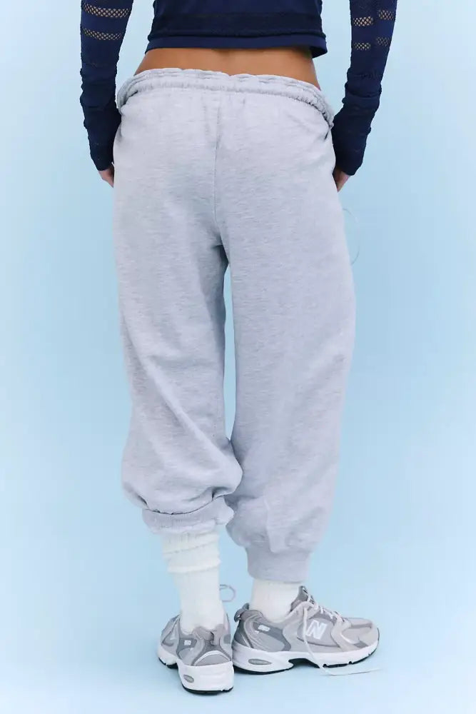 Flutter Jogger - Heather Grey - Active Pants and Leggings