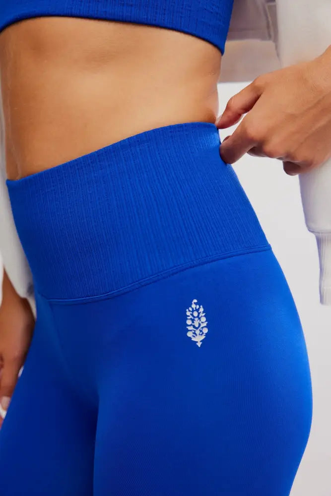 Good Karma Legging Electric Blue - Active Pants and Leggings