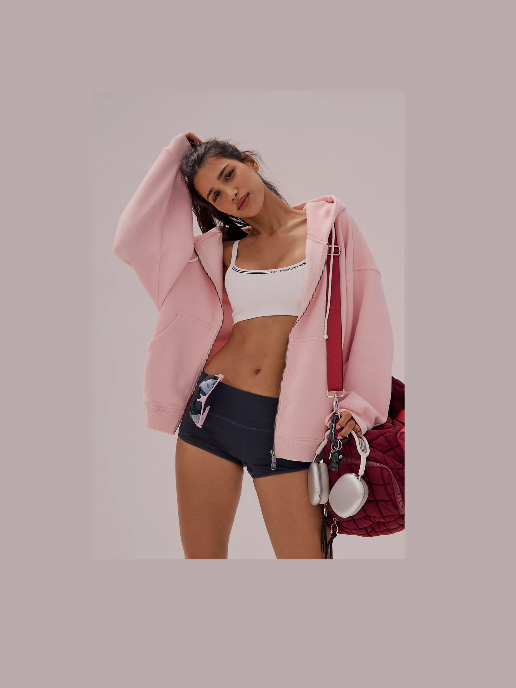 Final Call Zip Up - Pinky Fuchsia