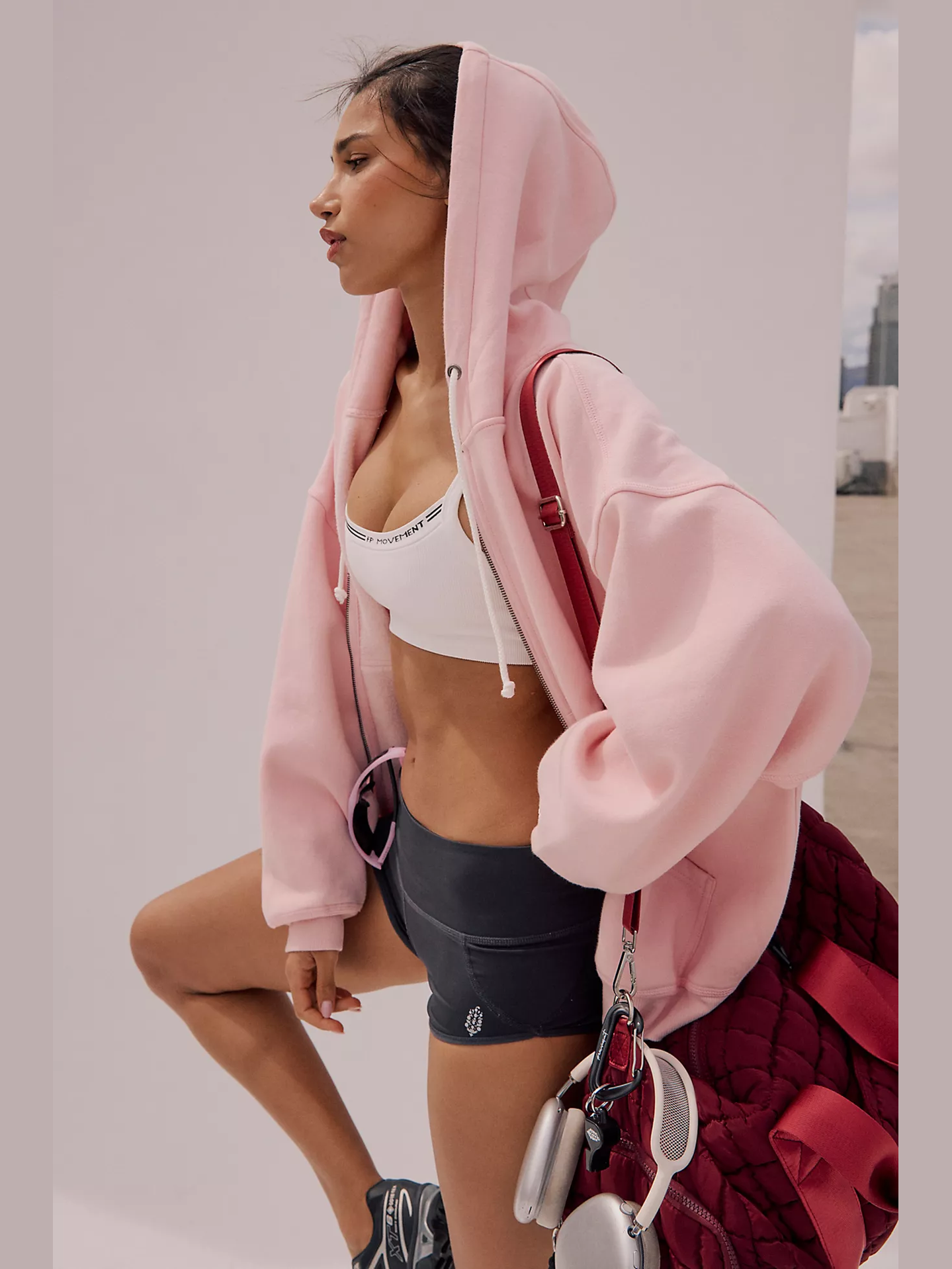 Final Call Zip Up - Pinky Fuchsia